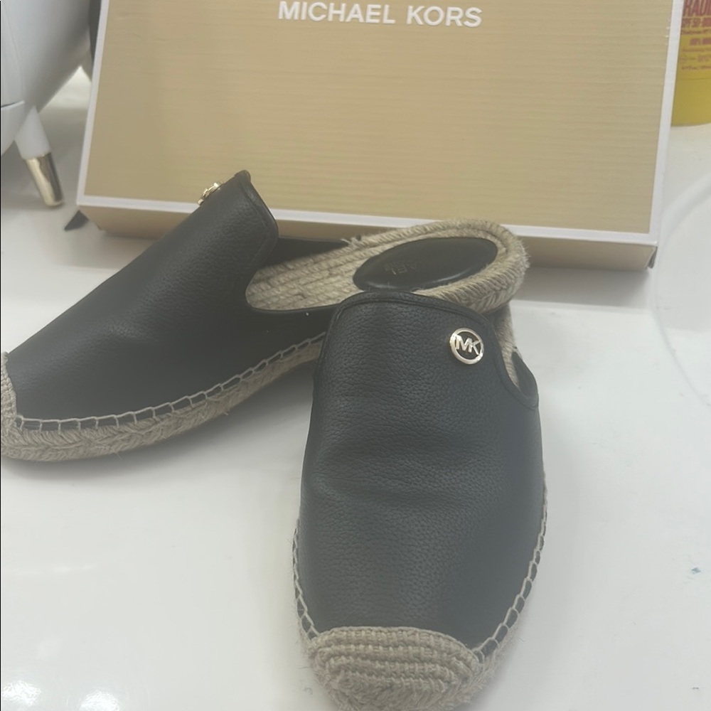 Michael Kors Black Slip-On Espadrilles size 6M/36M